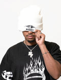 WHITE BEANIE