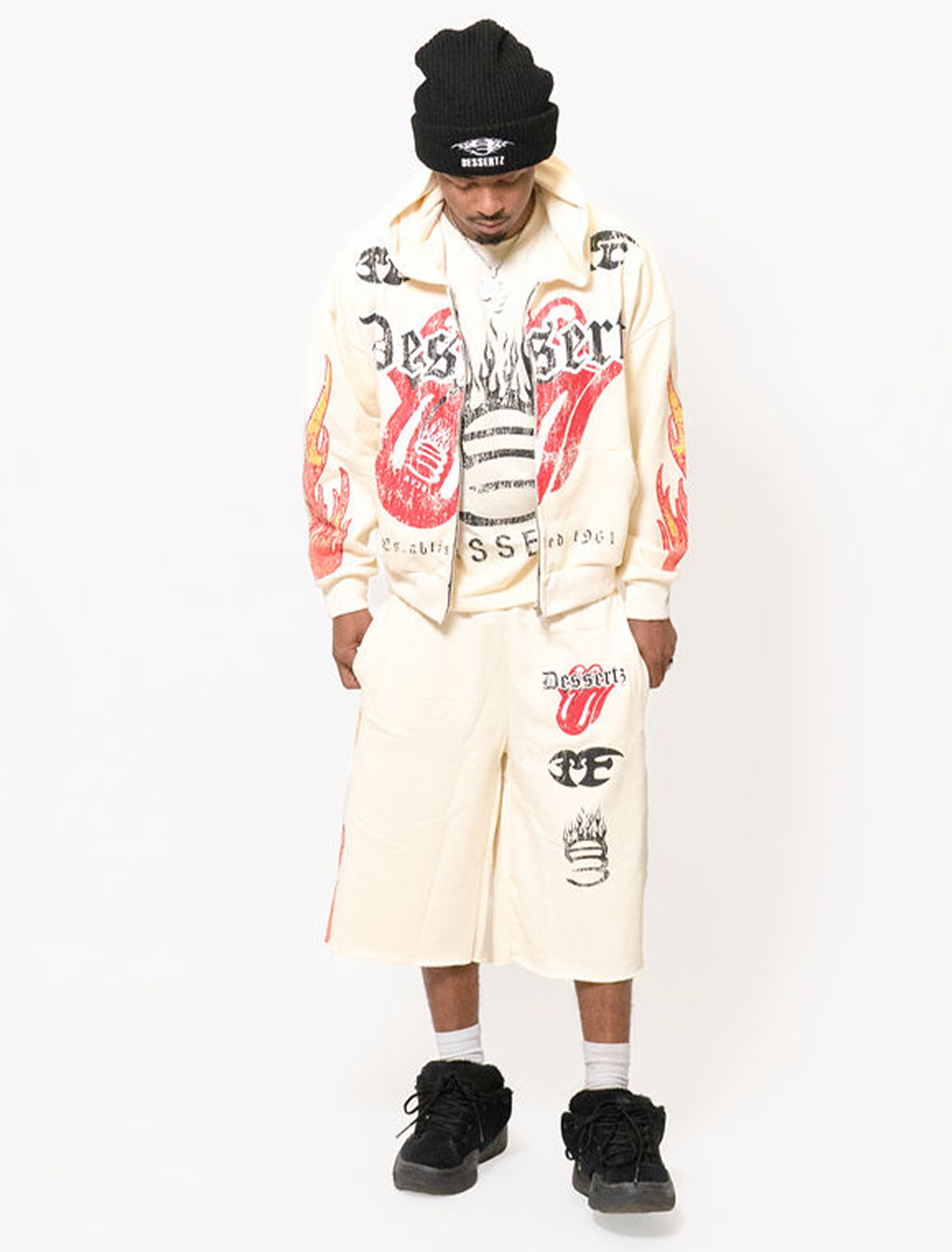 Heat Wave Hoodie White